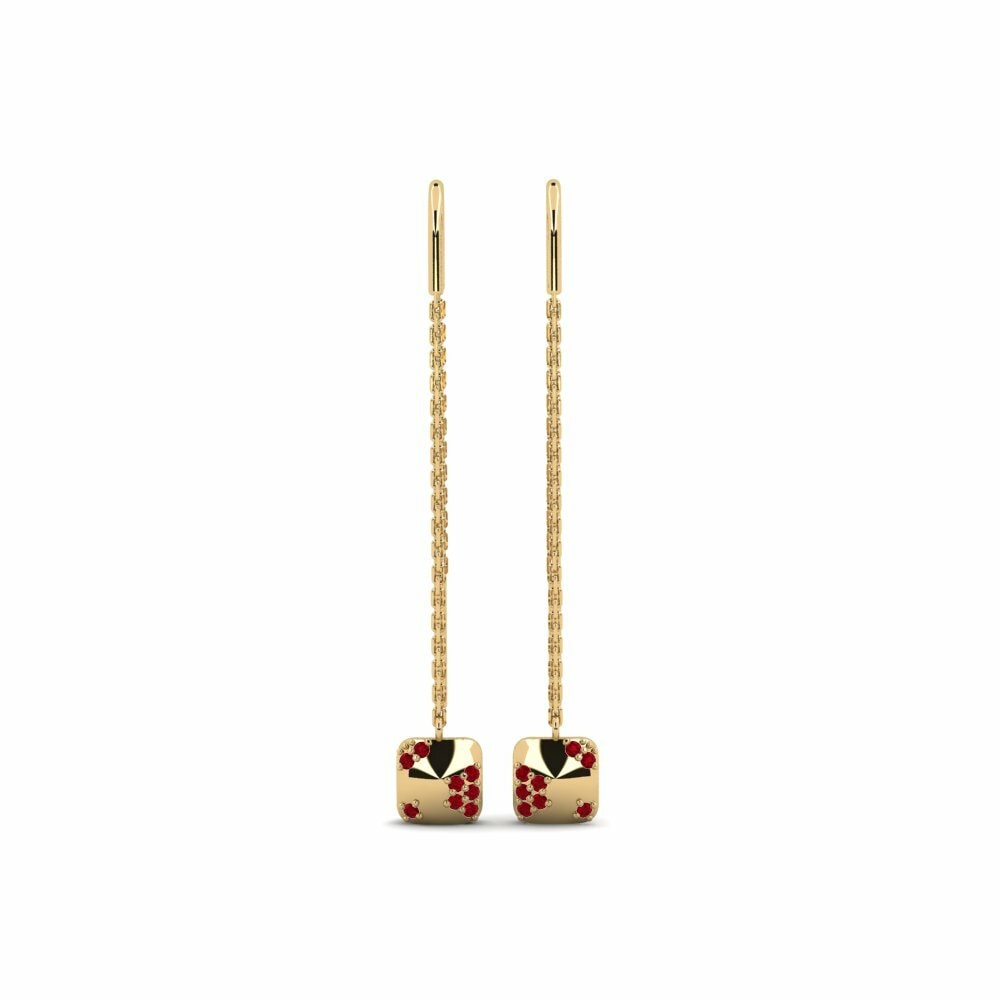 Red Zirconia Women's Earring Serigmas