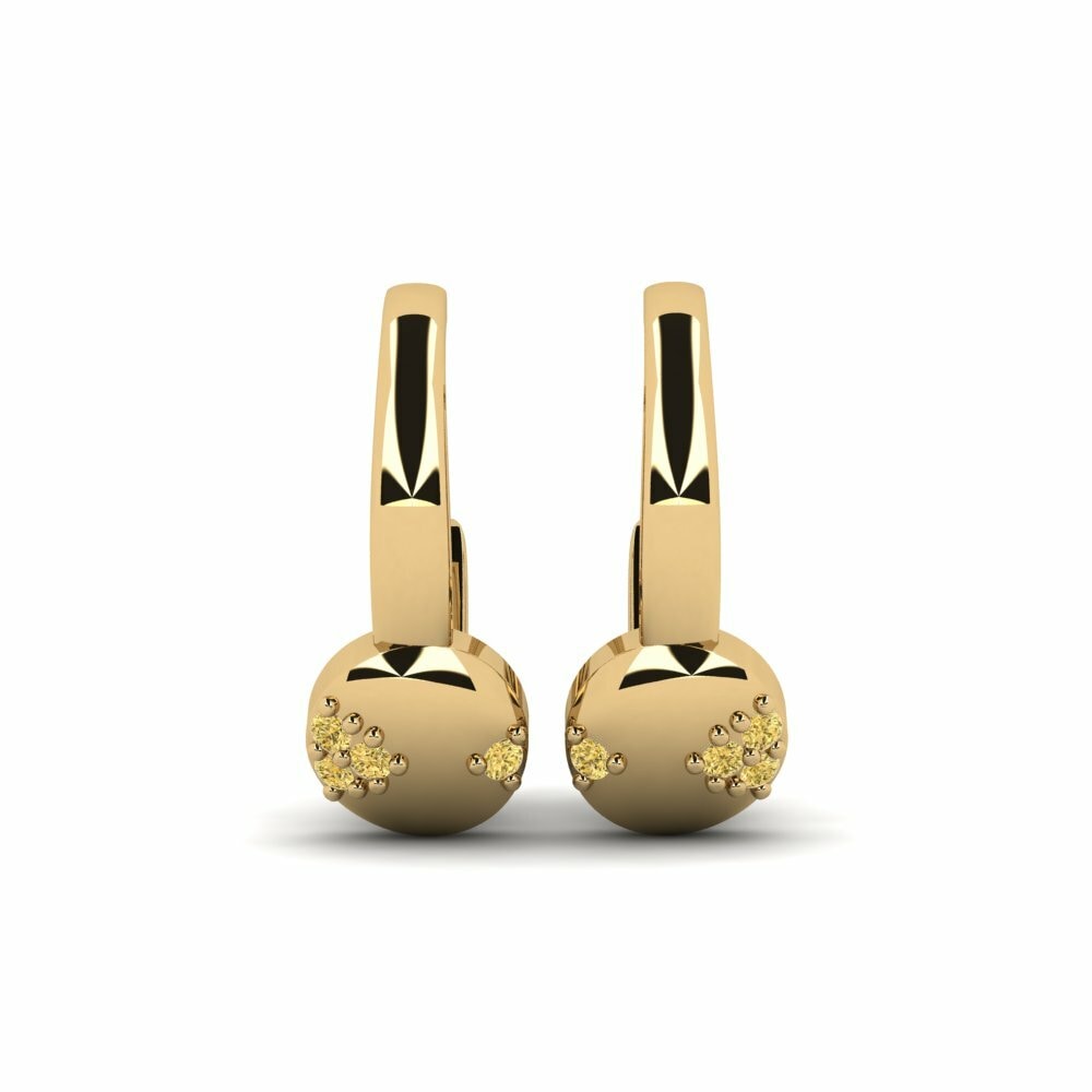 Diamante Amarillo Pendiente de mujer Synatrisy