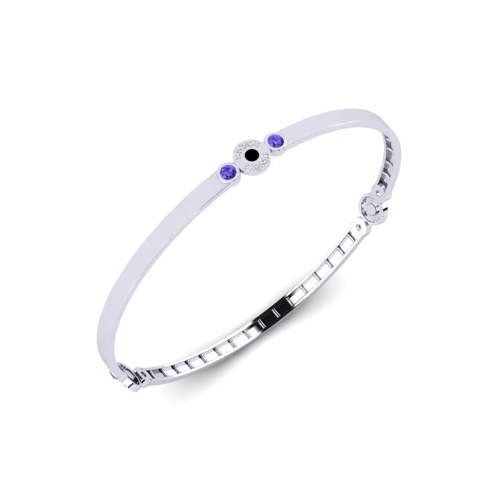 Plata 925 Tanzanita Brazalete de mujer Ticinese