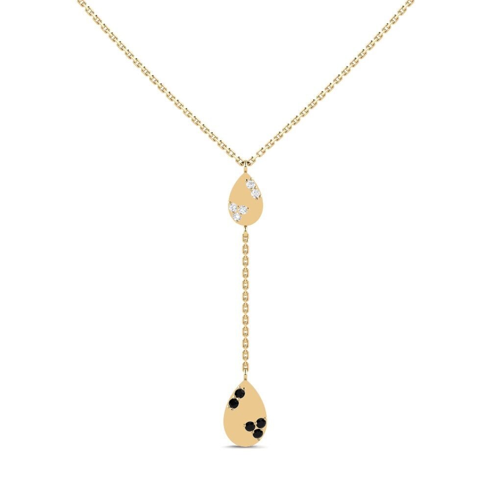 Black Onyx Women's Necklace Turbiv