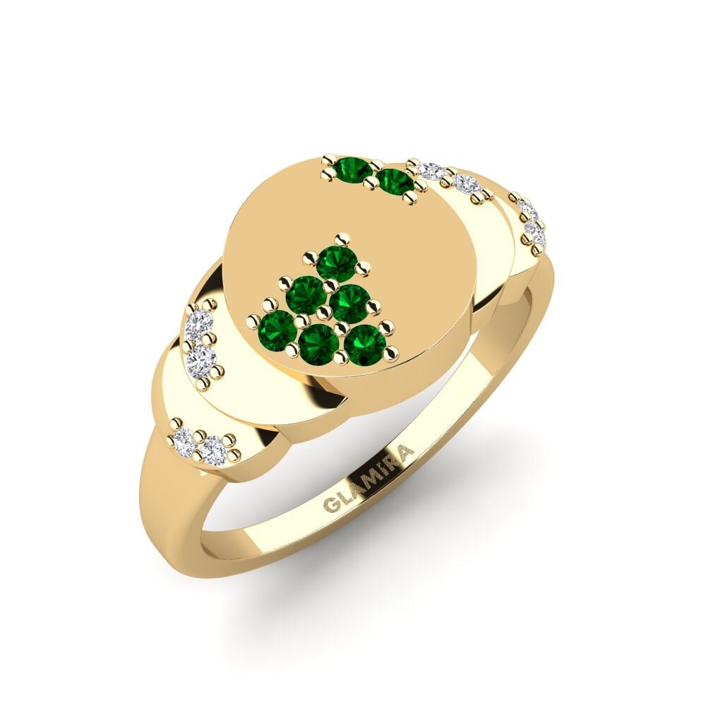 Zircone Verde Anello Zalishi