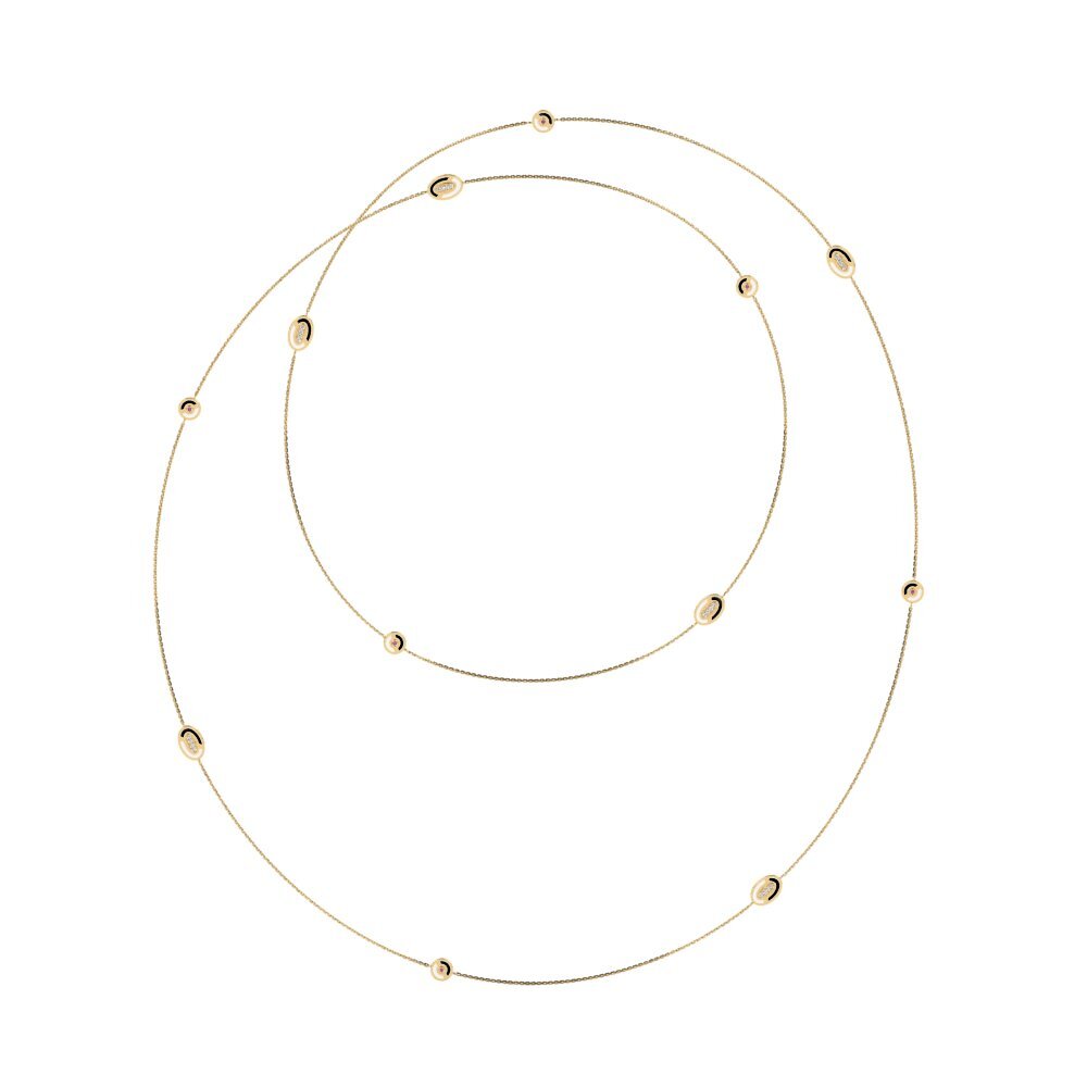 Rhodolite Garnet Women's Necklace Delikatny