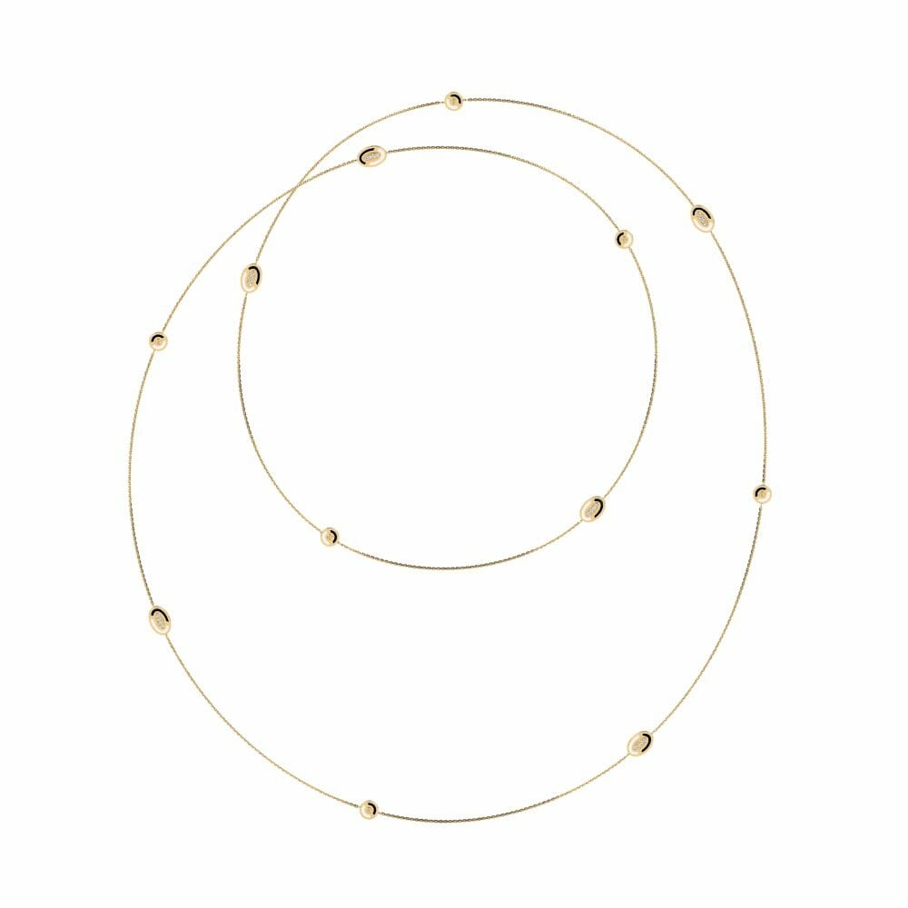 Diamante Amarillo Collar de Mujer Delikatny