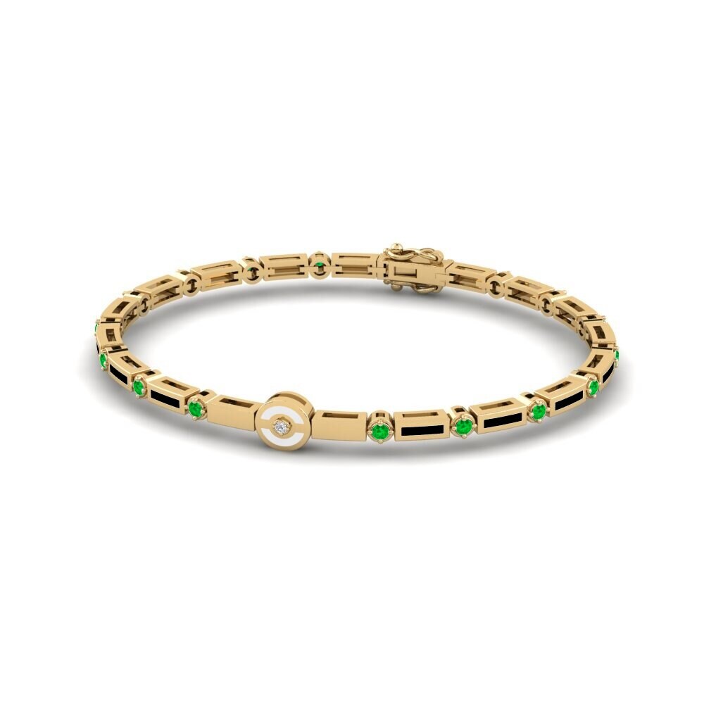 Emerald Women's Bracelet Infinito