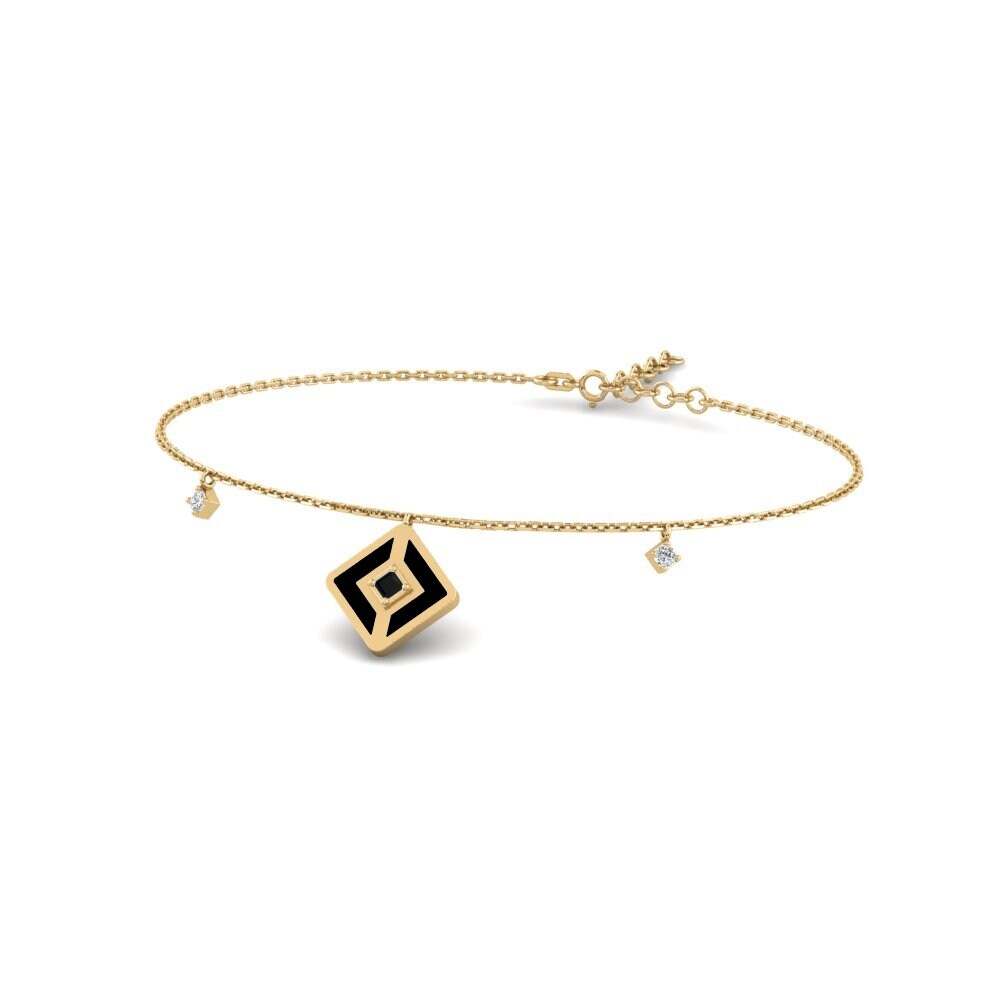 Black Onyx Women's Bracelet Insied