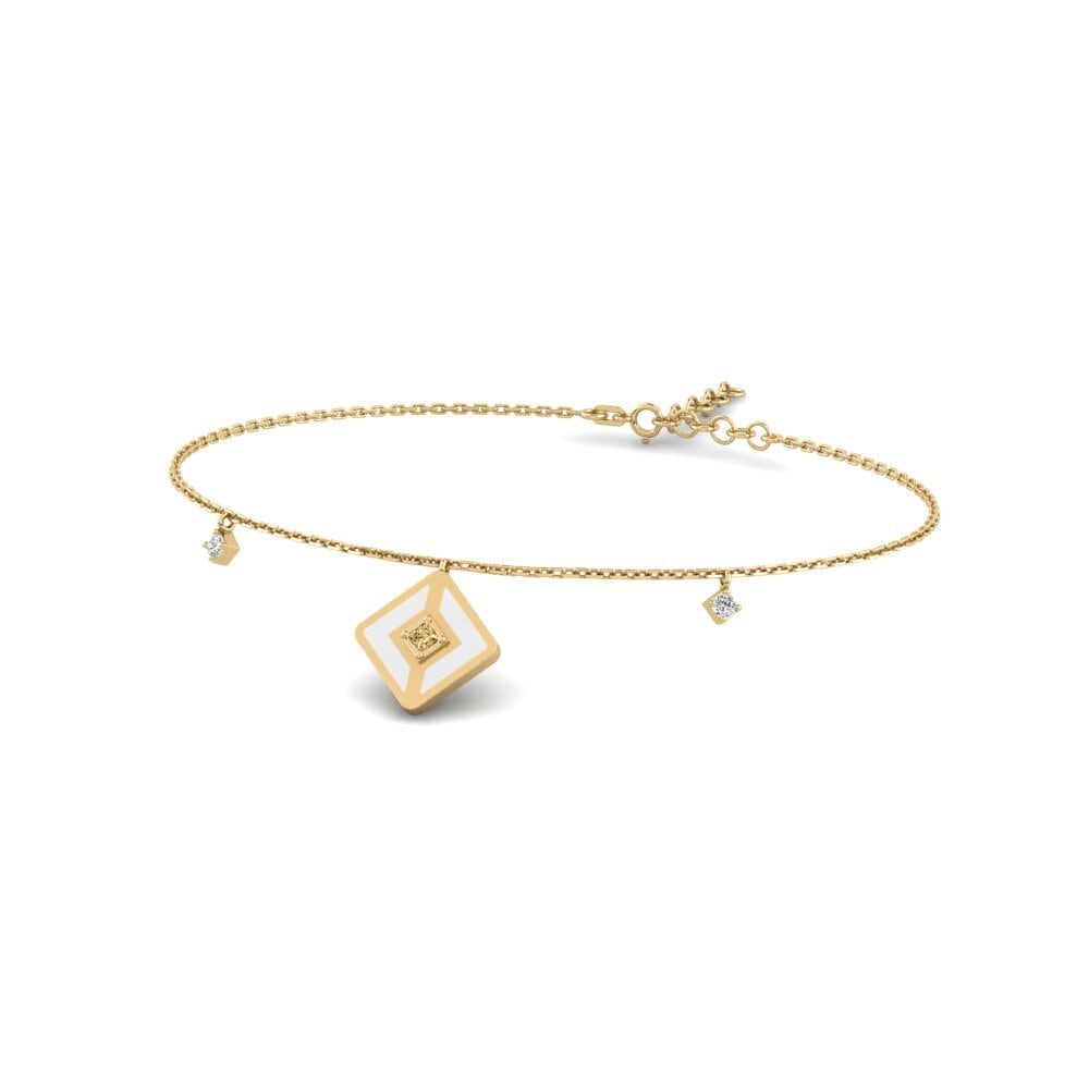 Brown Diamond Women's Bracelet Insied