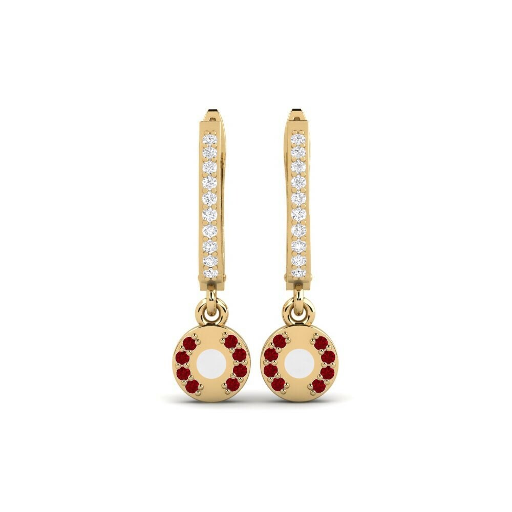 Red Zirconia Women's Earring Iter