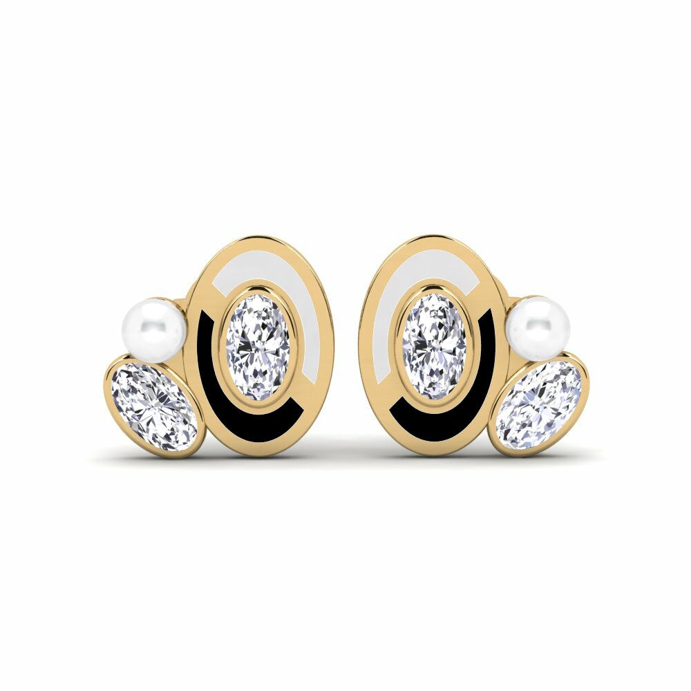 Boucle d'oreille femme Kortars Moissanite