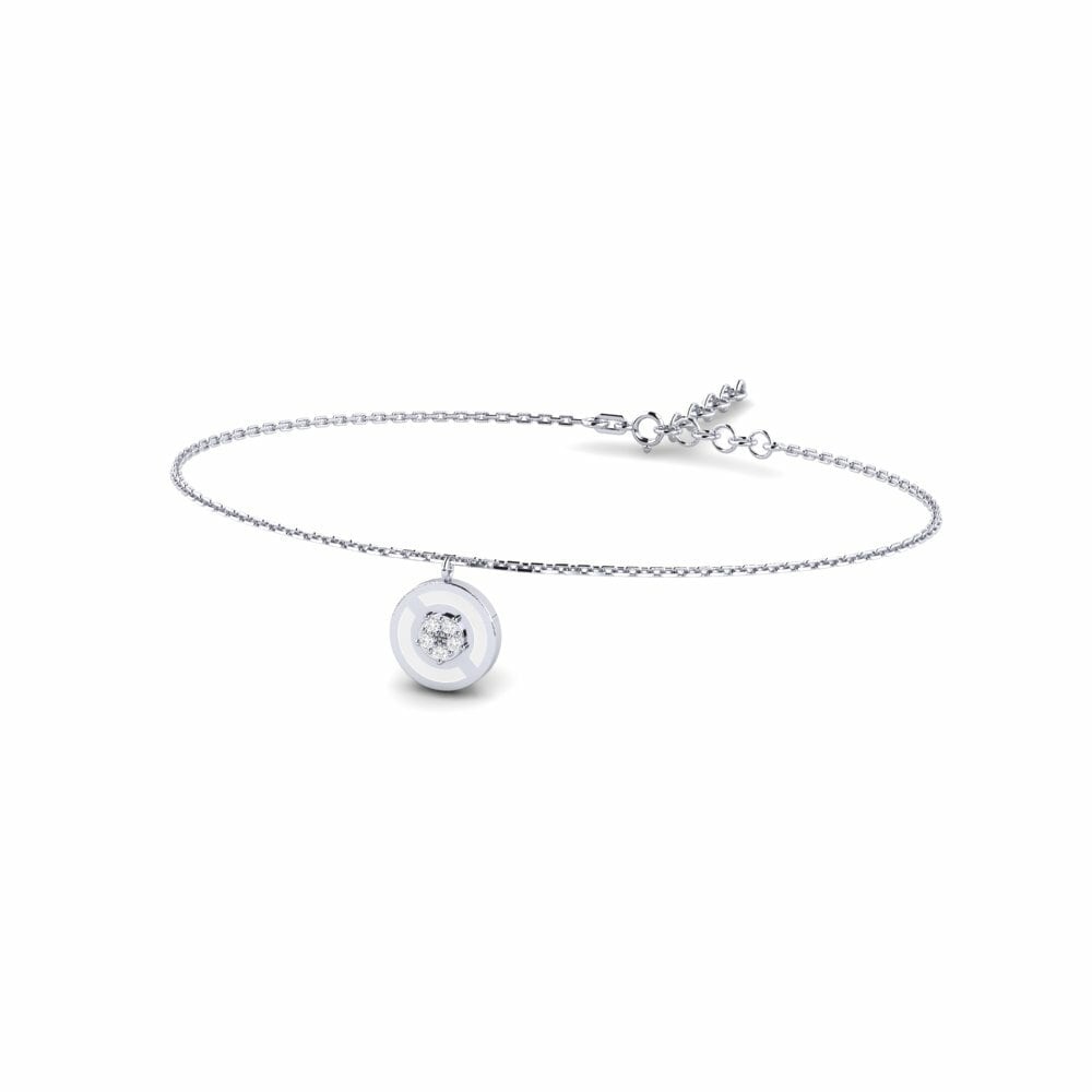 Platinum 950 Gelang wanita Kwadrat