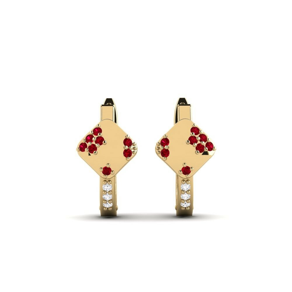 Red Zirconia Women's Earring Labrash