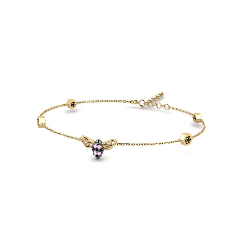 Zafiro Rosado Pulsera de Mujer Agariste