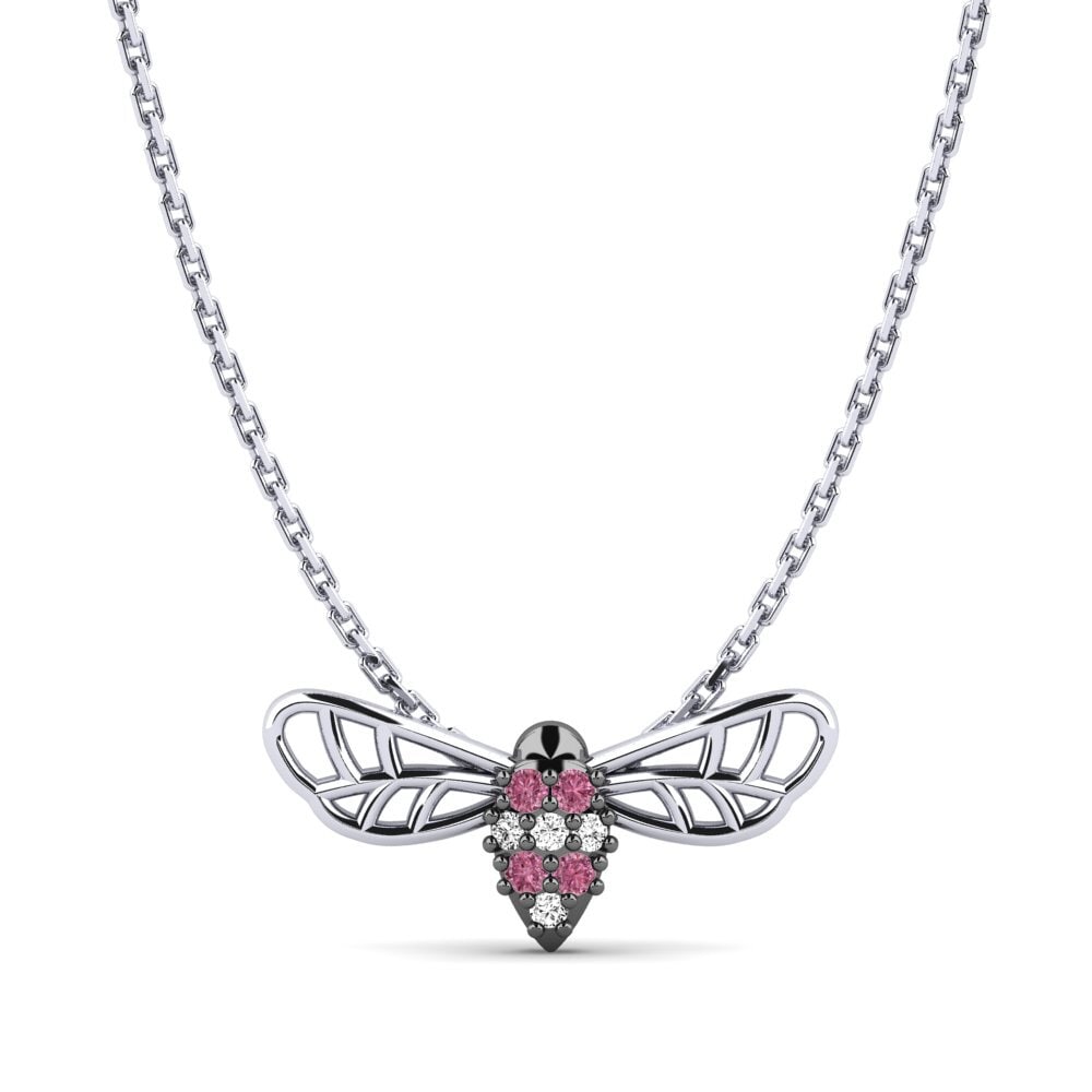 950 Platinum Rhodolite Garnet Women's Pendant Asfikleias