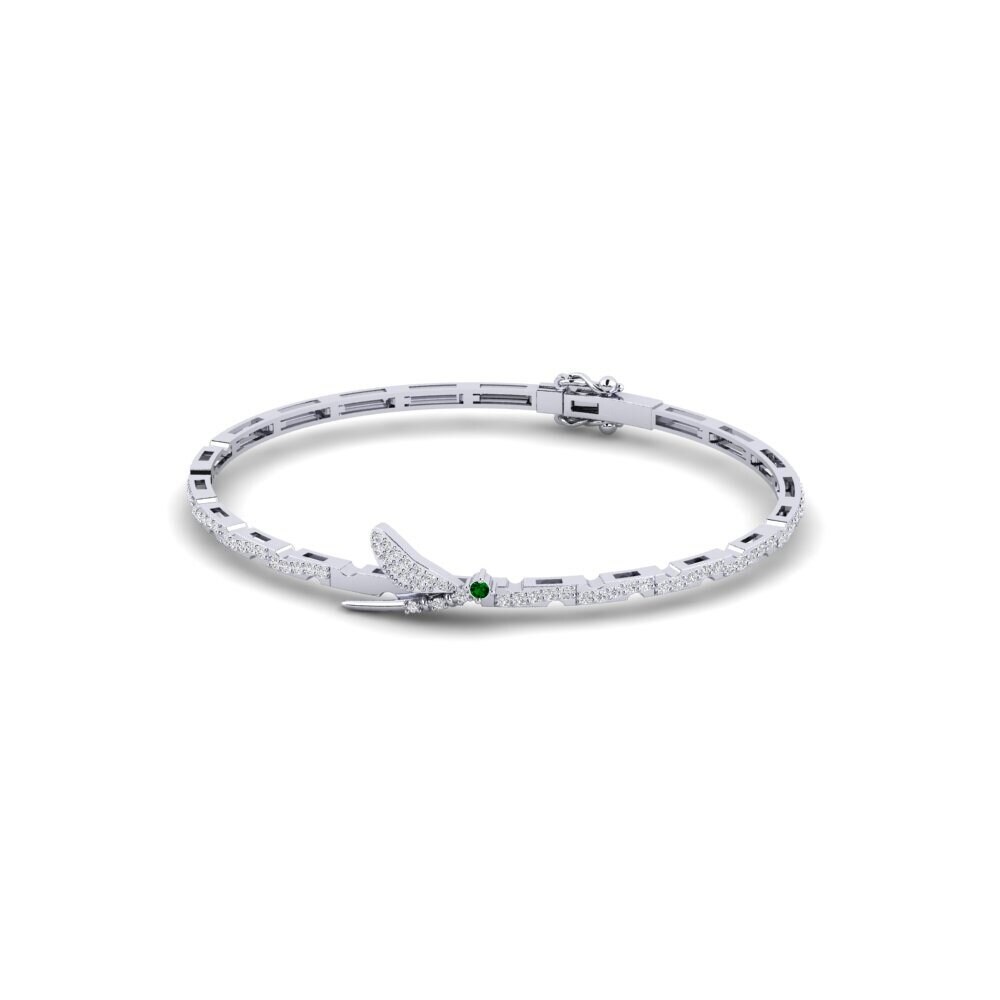 Zircone Vert Bracelet pour femme Canefield