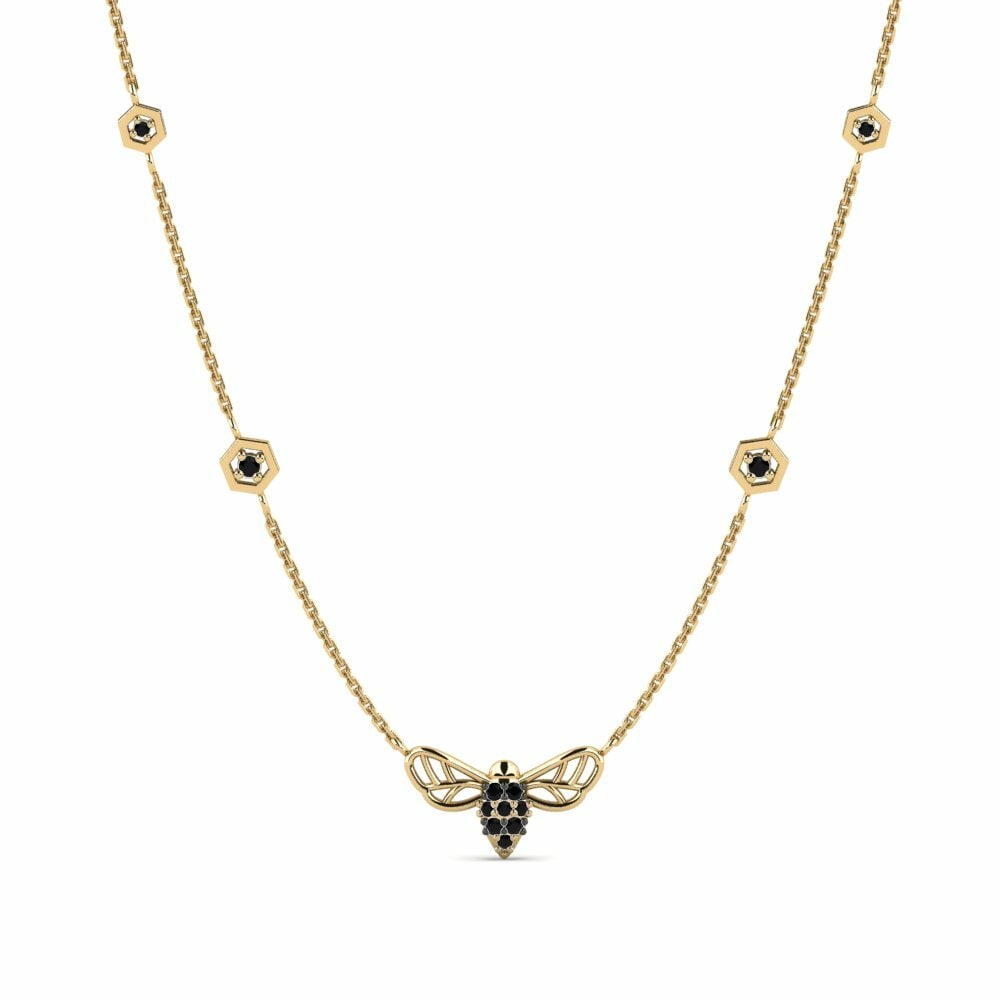 Black Diamond Women's Necklace Chrysolora