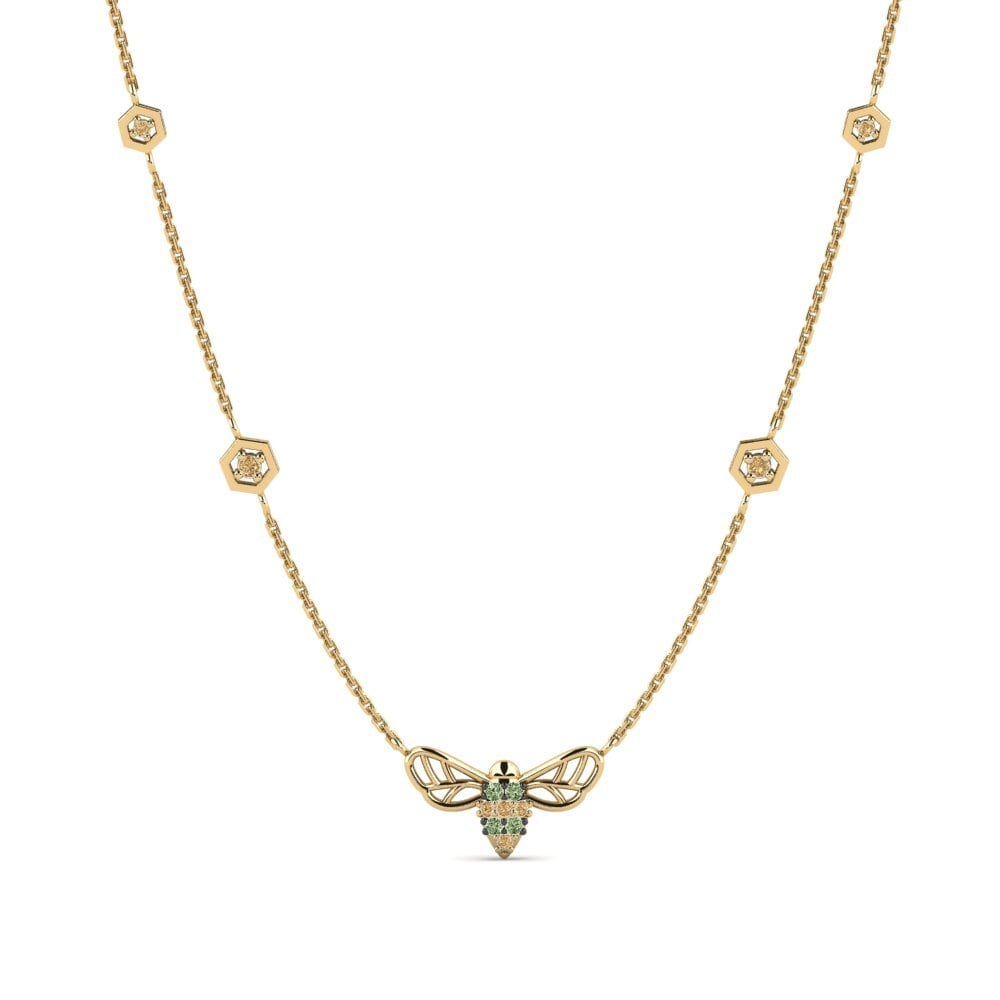 Green Diamond Women's Necklace Chrysolora