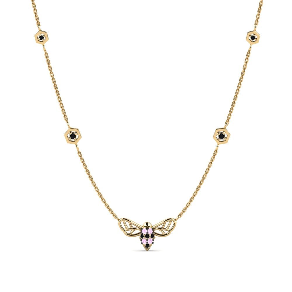 Pink Sapphire Women's Necklace Chrysolora