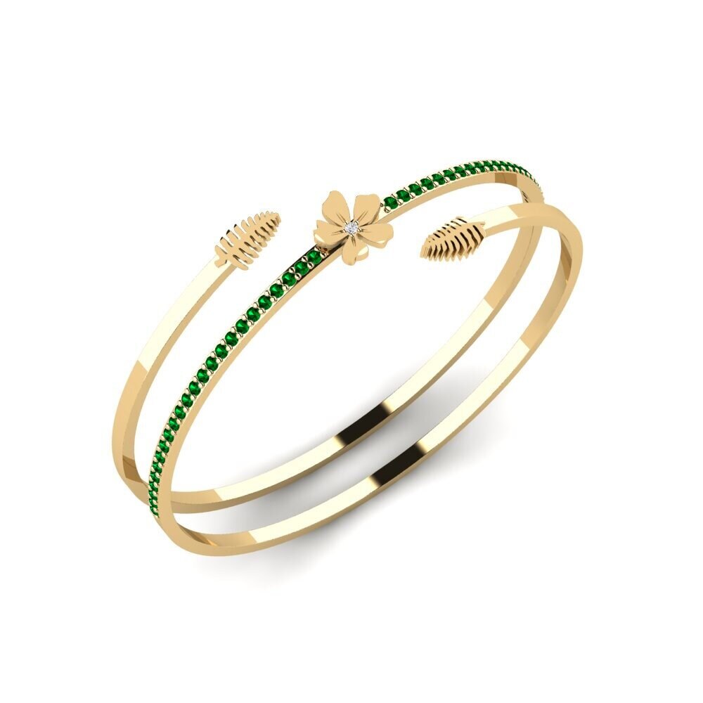 Green Zirconia Women's Bracelet Mamertino