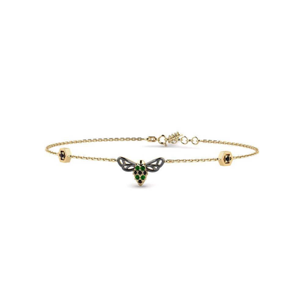 Zircone Vert Bracelet pour femme Megaloupoleos