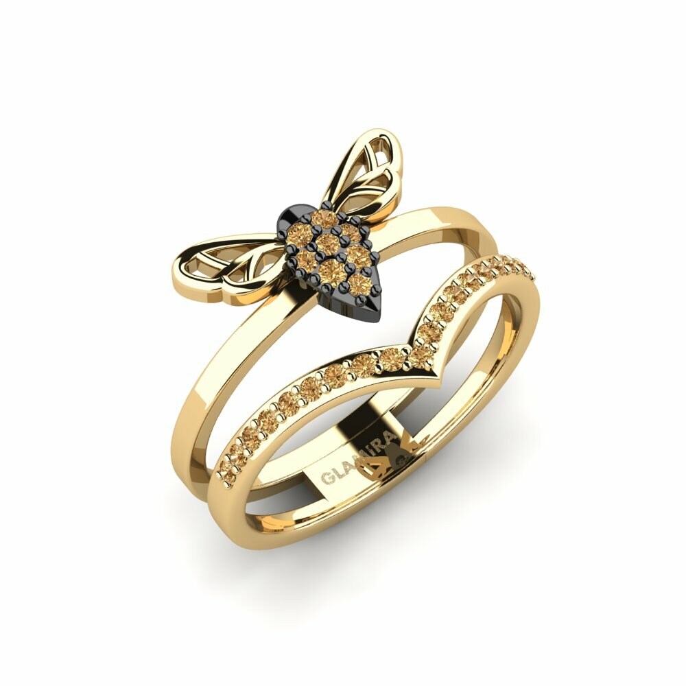 Brown Diamond Ring Michoutzos