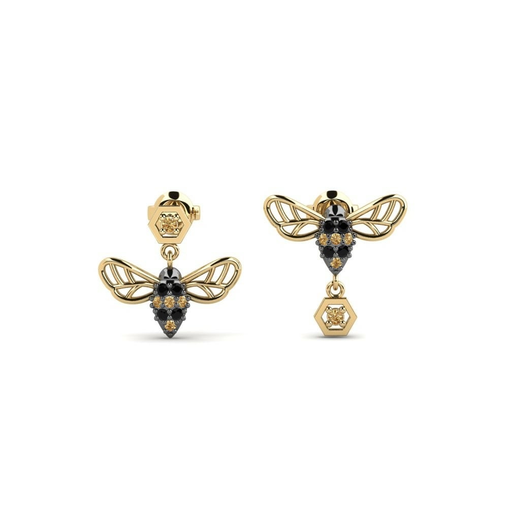 Brown Diamond Women's Earring Vresthenis