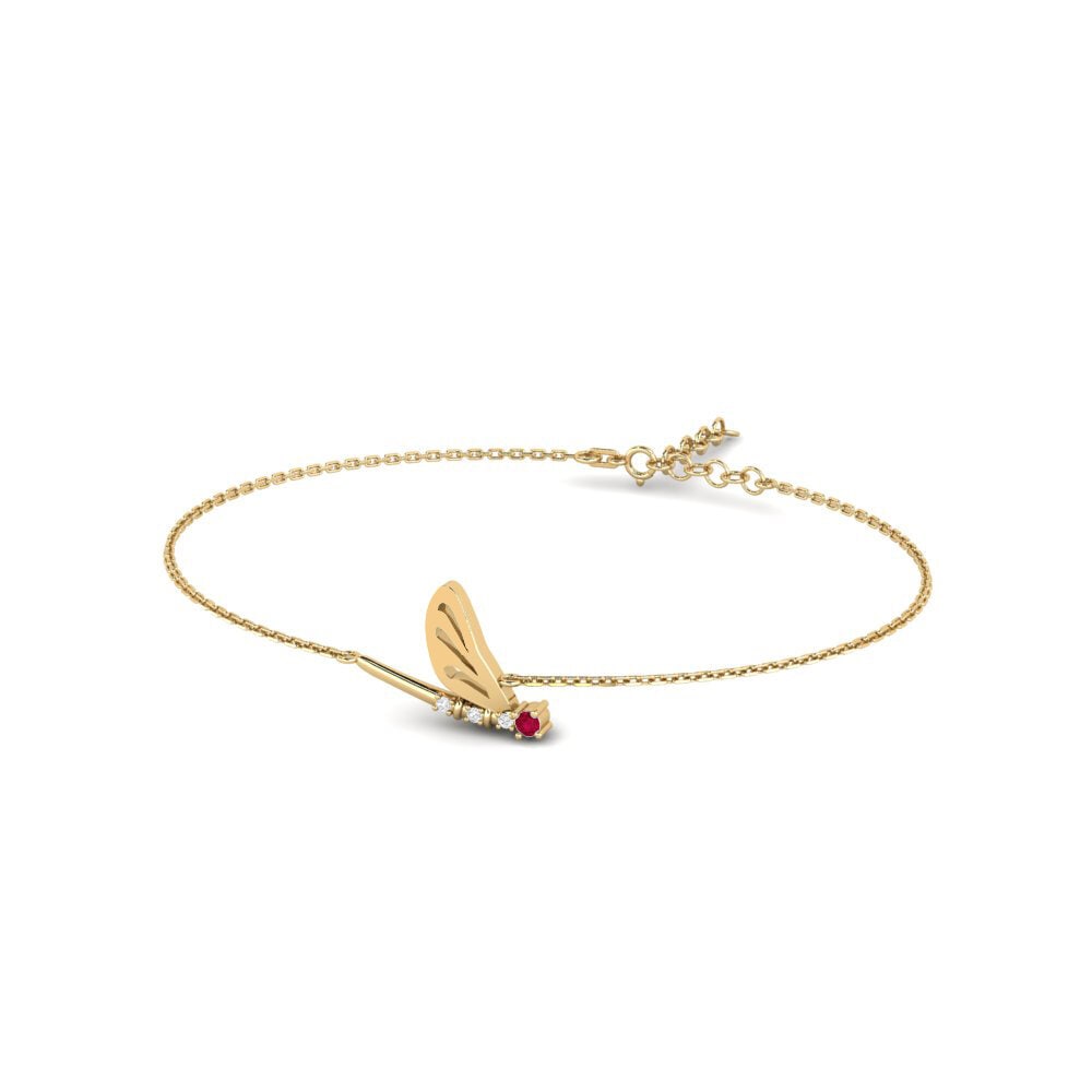 Robijn Dames Armband Manzini
