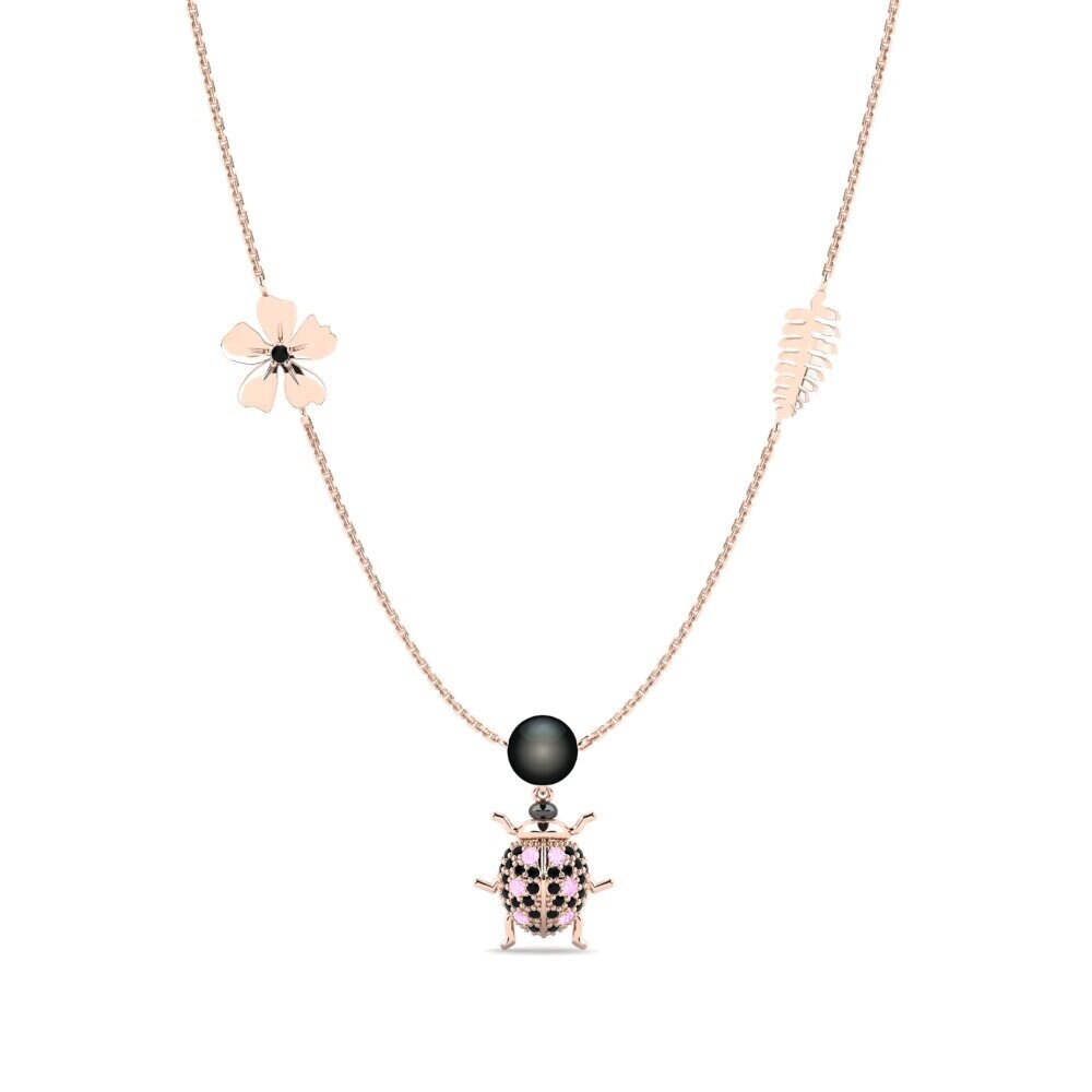 Pink Sapphire Women's Necklace Nekropol