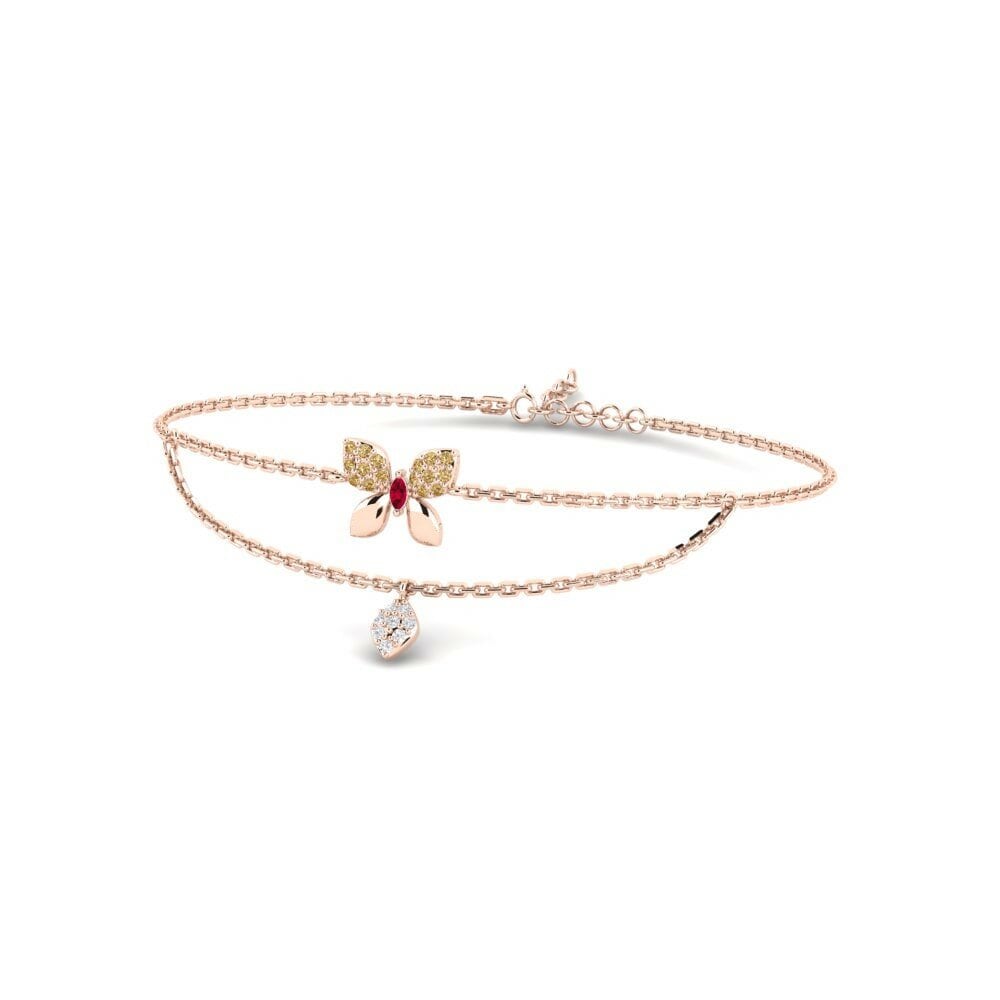 Robijn Dames Armband Petalous