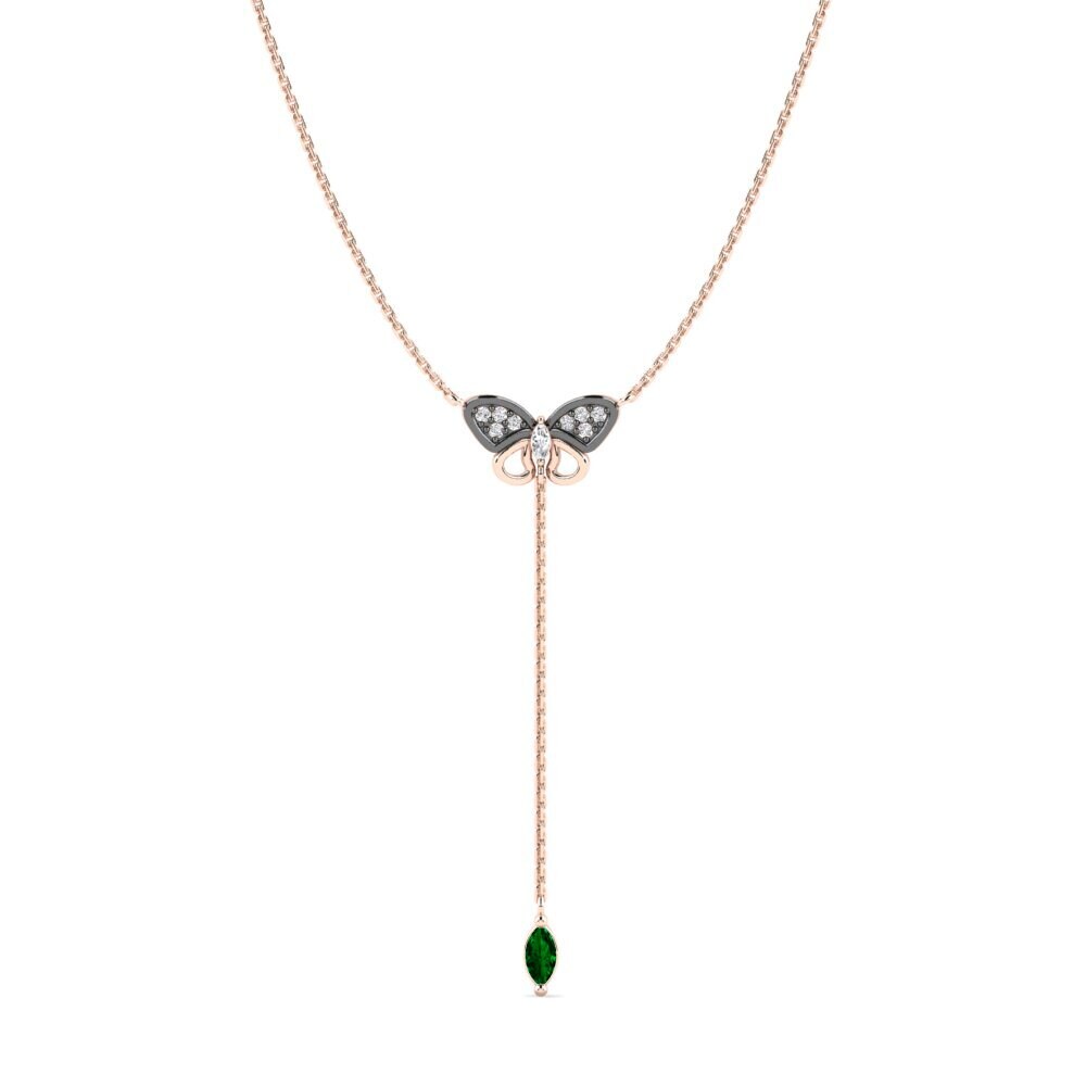 Zircônia Verde Colares Feminino Rudyard