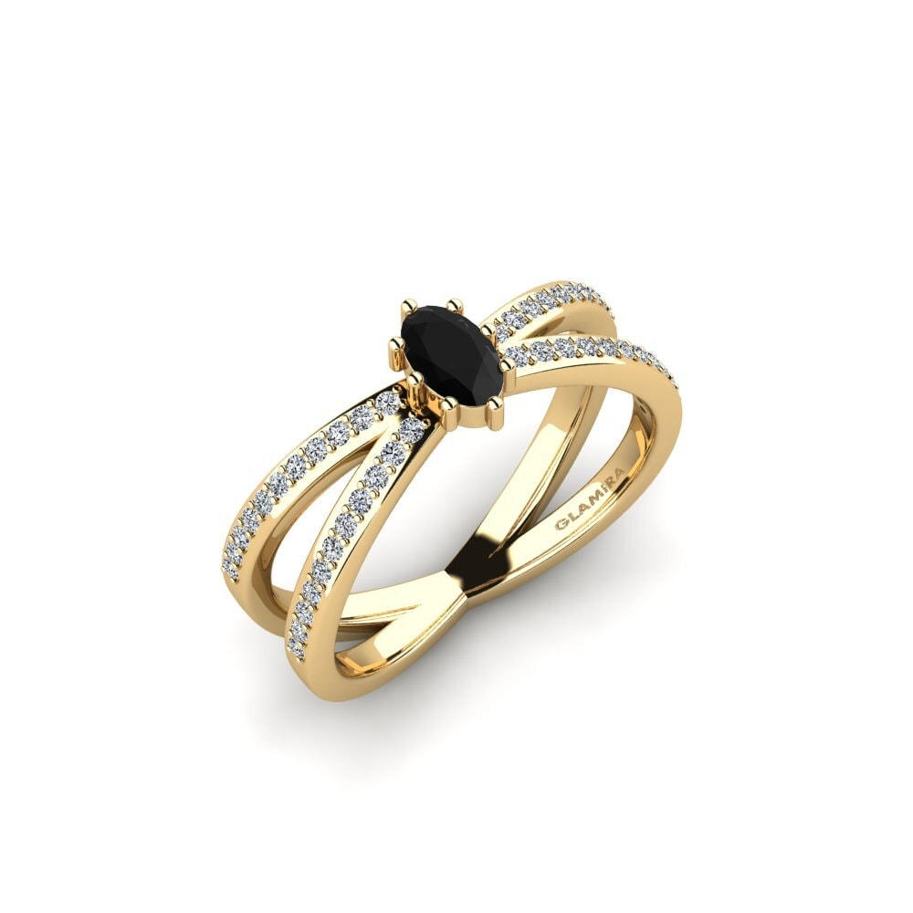 Black Sapphire Engagement Ring Ammo