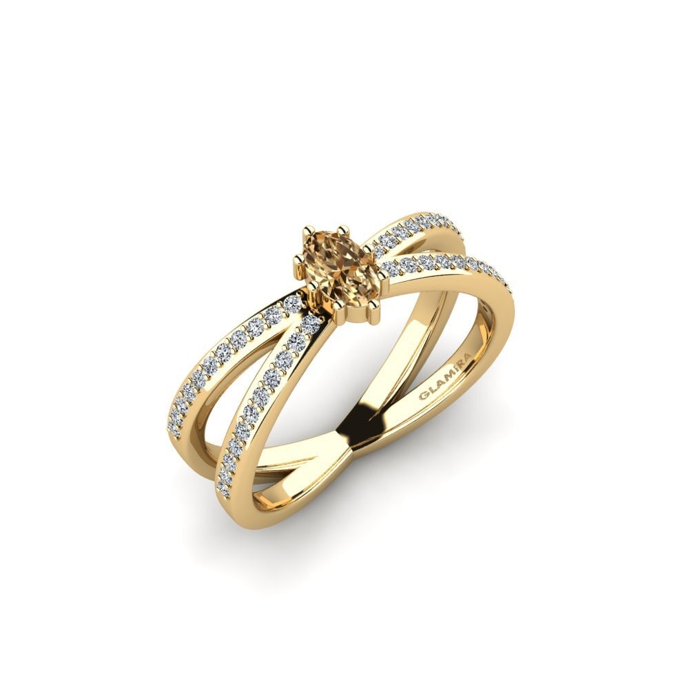 Brown Diamond Engagement Ring Ammo