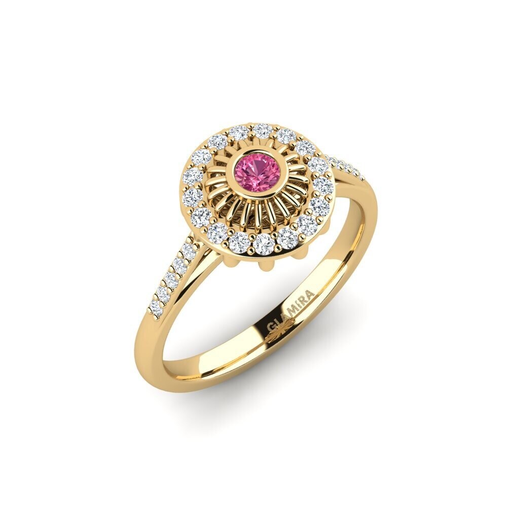 Pink Tourmaline Engagement Ring Barthil