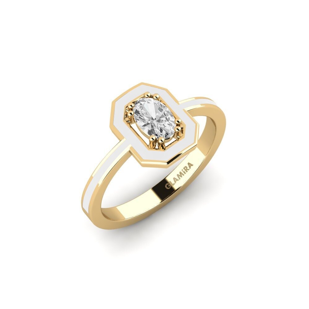 Weißer Saphir Ring Boubon
