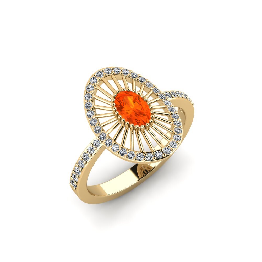 Fire Opal Ring Bourbonne