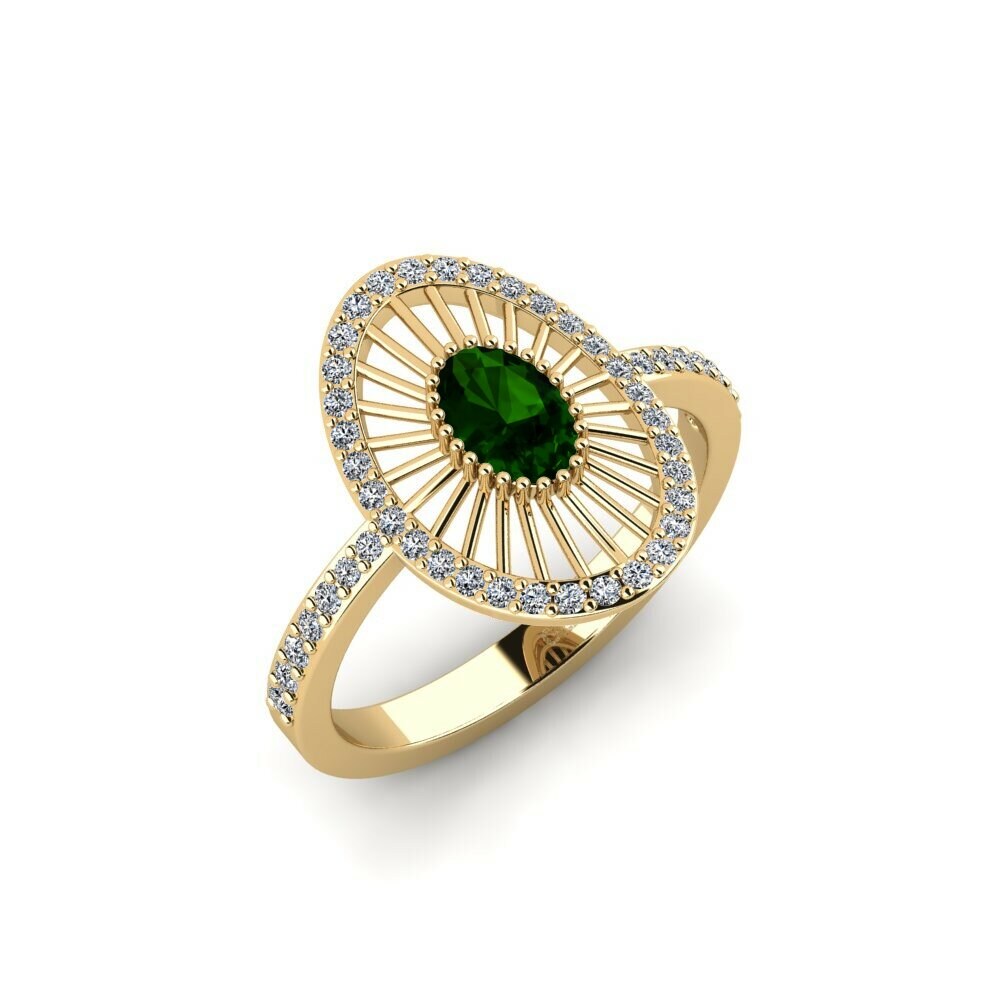 Green Tourmaline Ring Bourbonne