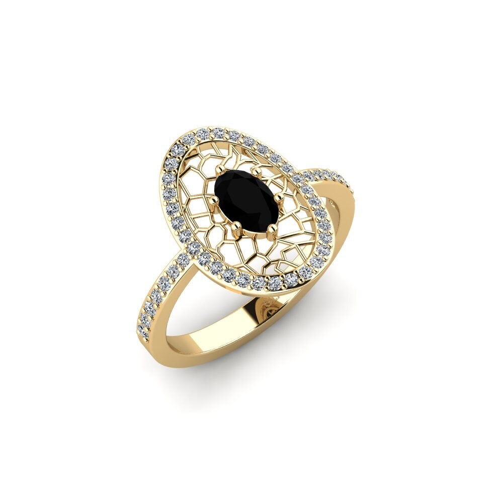 Schwarzer Diamant Ring Bourgc