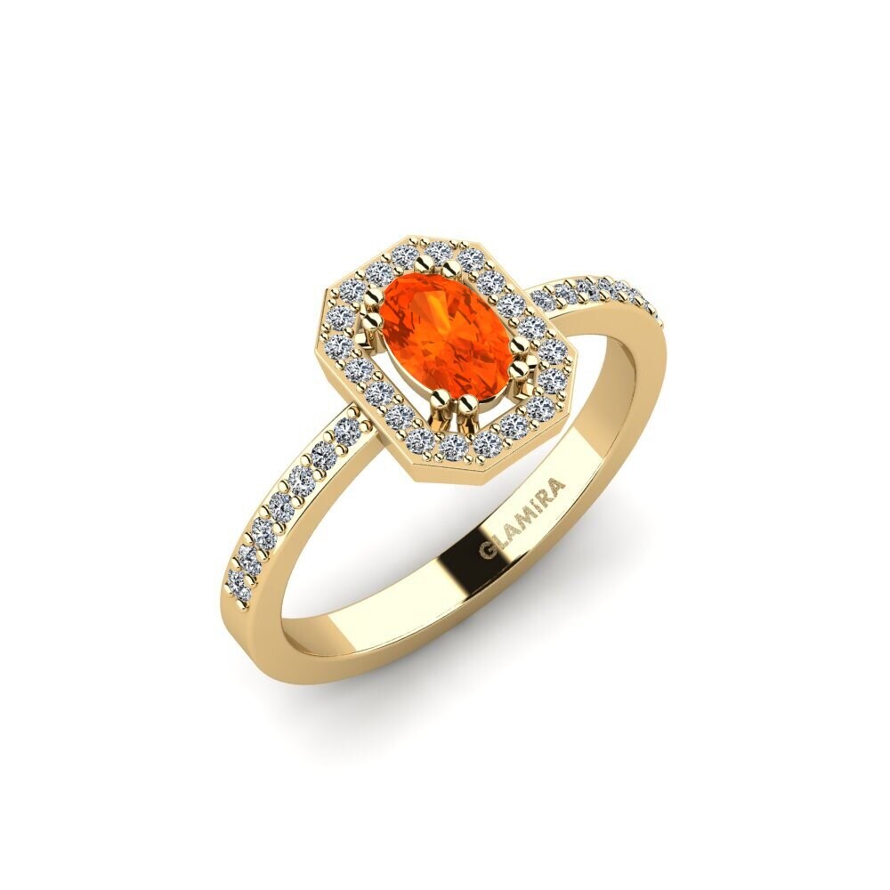 Fire Opal Engagement Ring Bughein