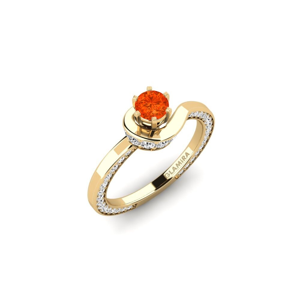 Fire-Opal Engagement Ring Celepcis