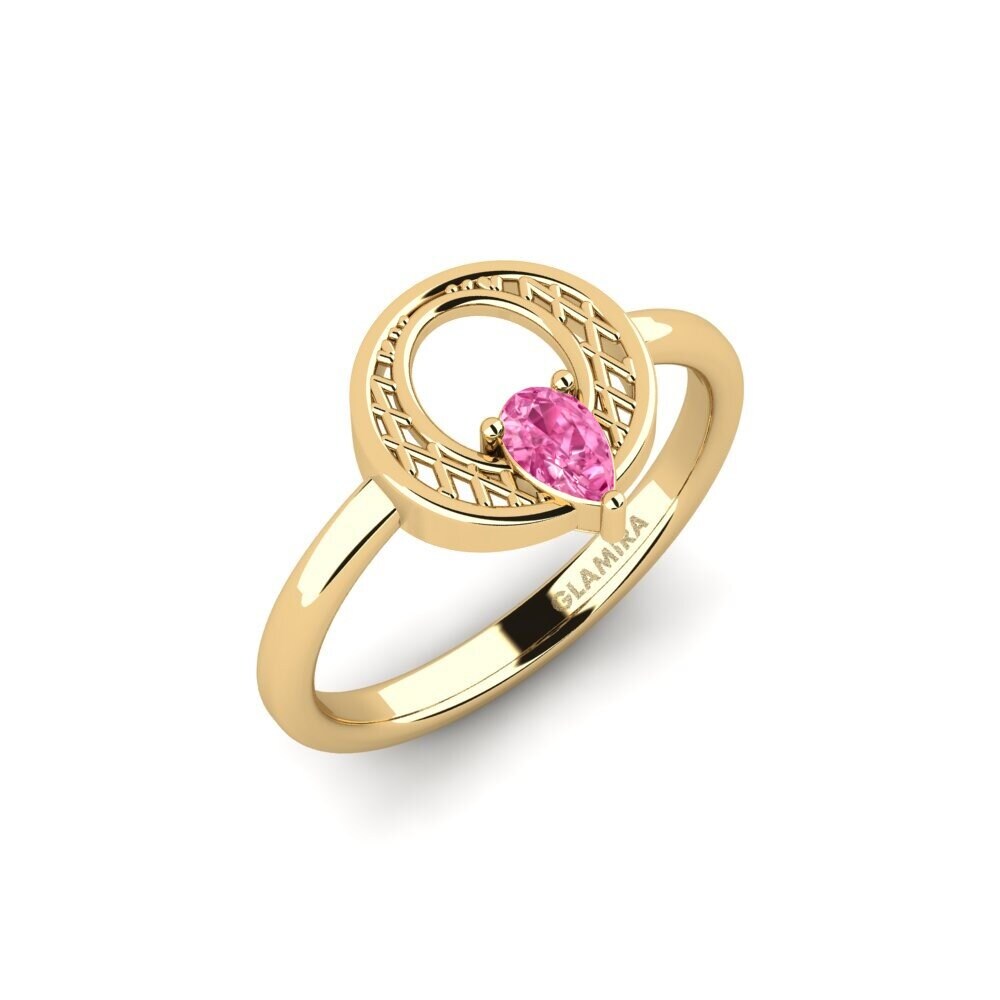 Pink Sapphire Engagement Ring Dogeno