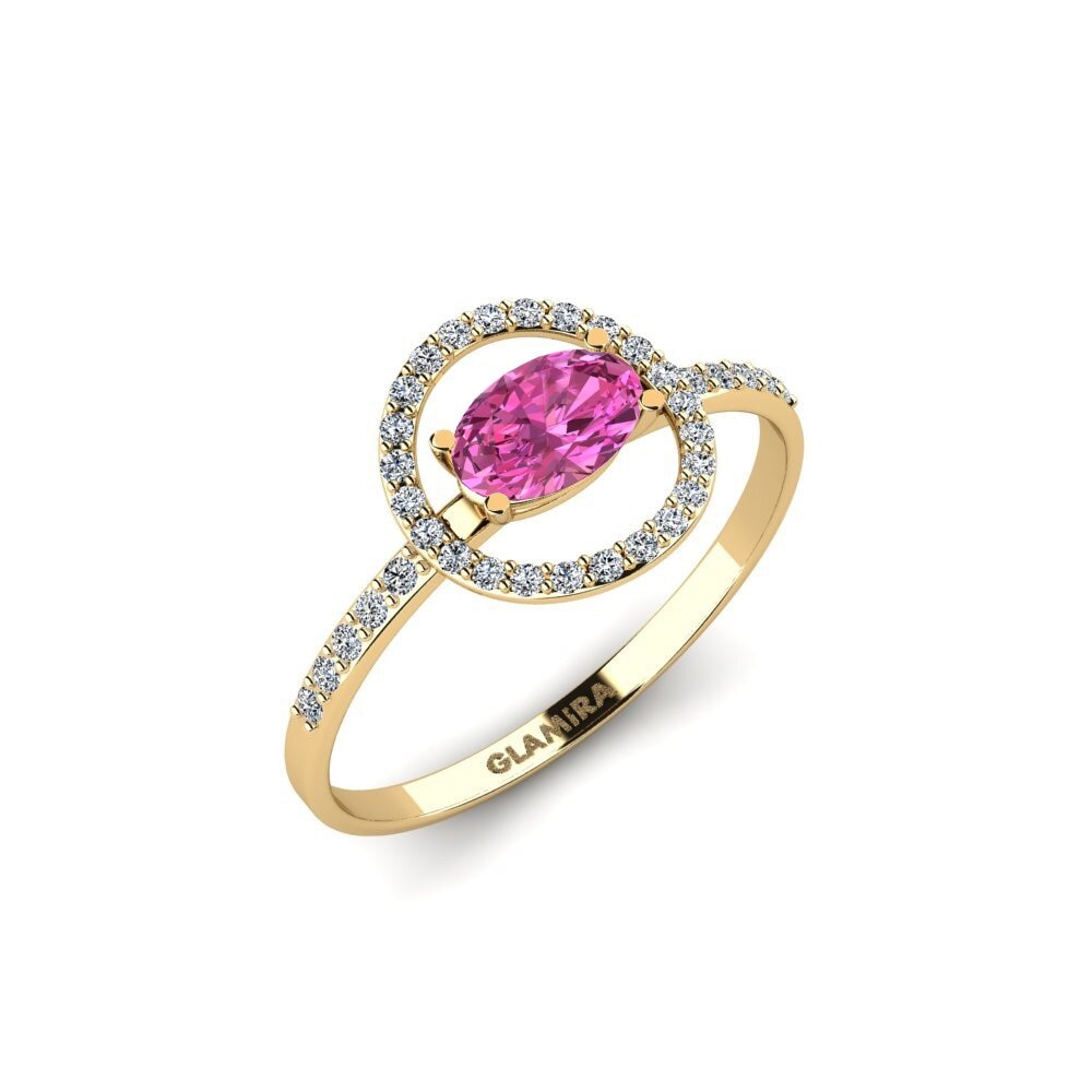 Pink Topaz Engagement Ring Dower