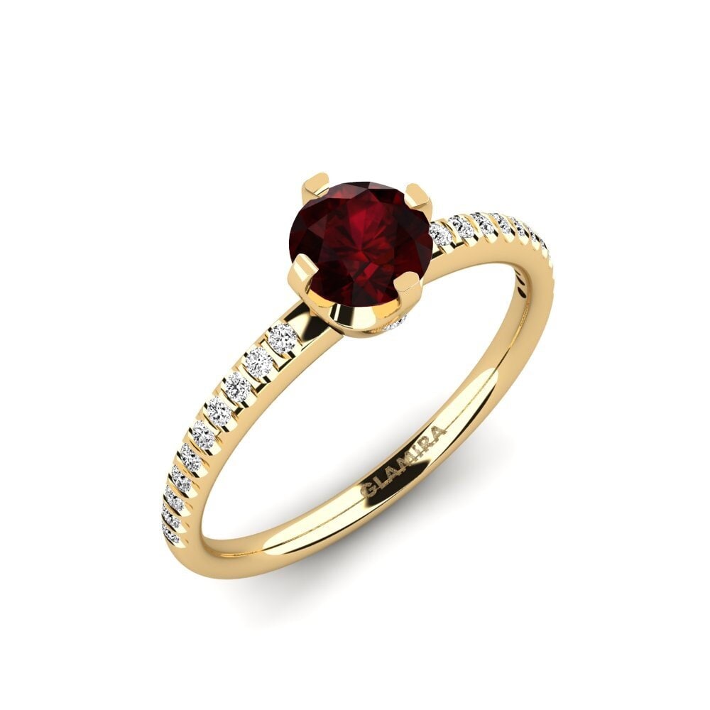 Granat Forlovelsesring Entinni