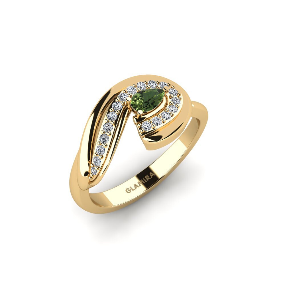 Green Sapphire Engagement Ring Enumbr