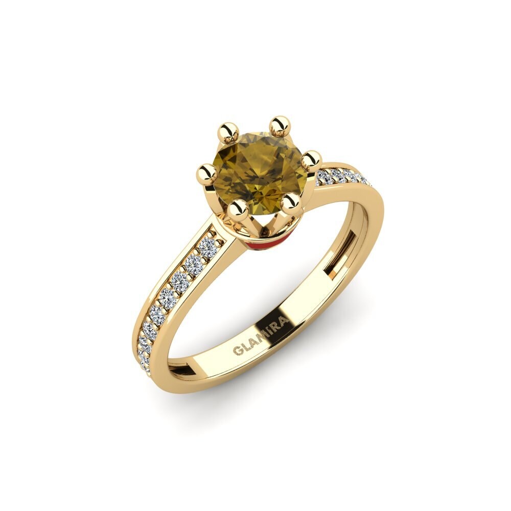 Brown Zircon Ring Epal