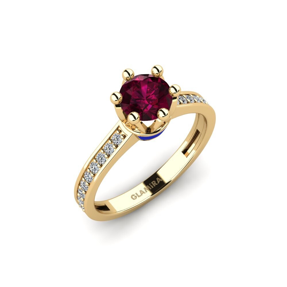 Rhodolite Garnet Ring Epal