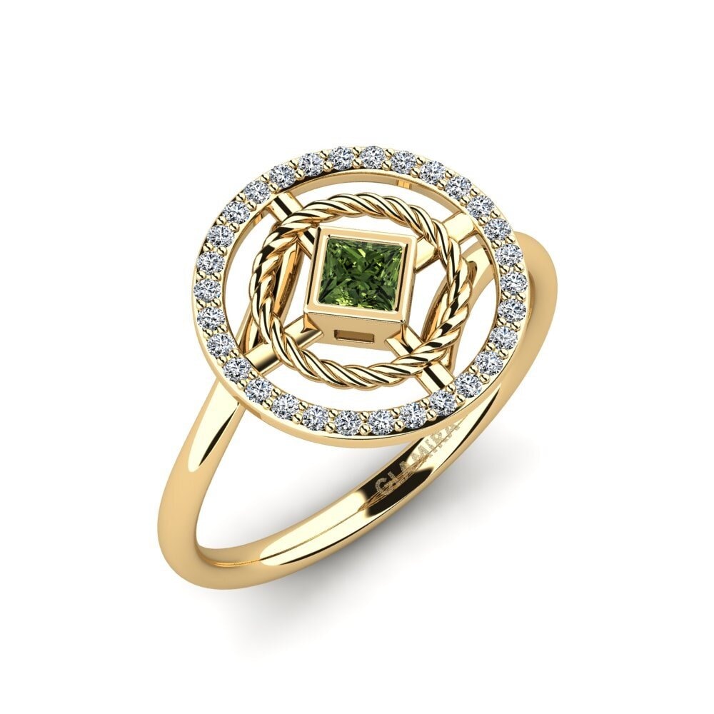 Zafiro Verde Anillo Epytotorp