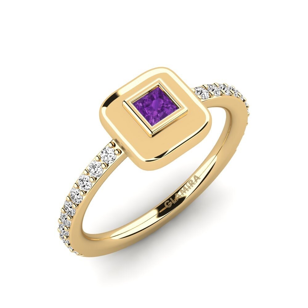 Amethyst Engagement Ring Ezhanto