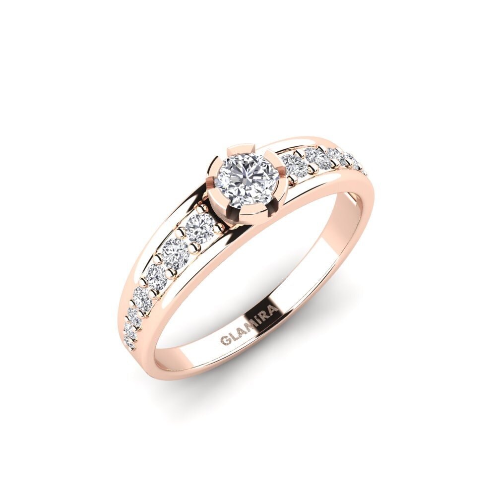 Bague De Fiançailles Or Blanc 14 Carats Avec Diamant Simulé 2.25 Carats - Taille 5
