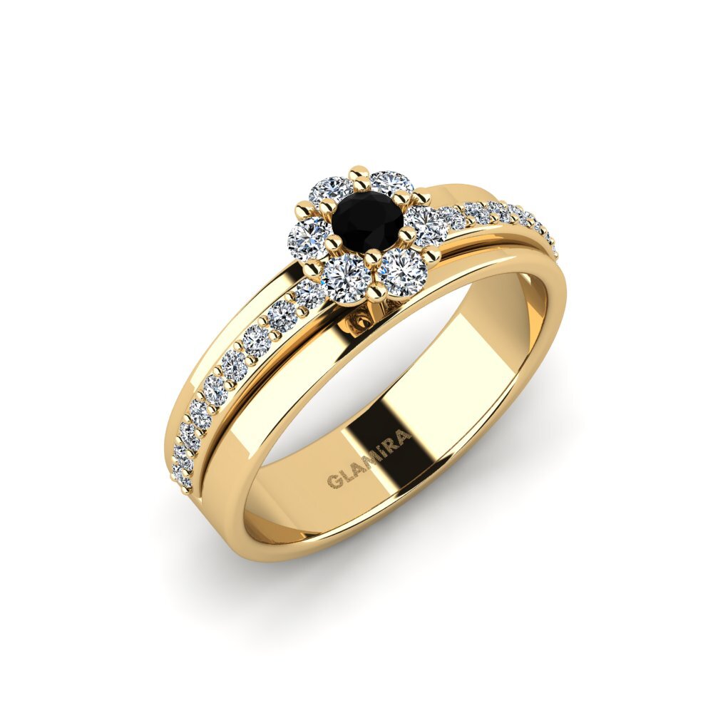 Black Sapphire Ring Fecko