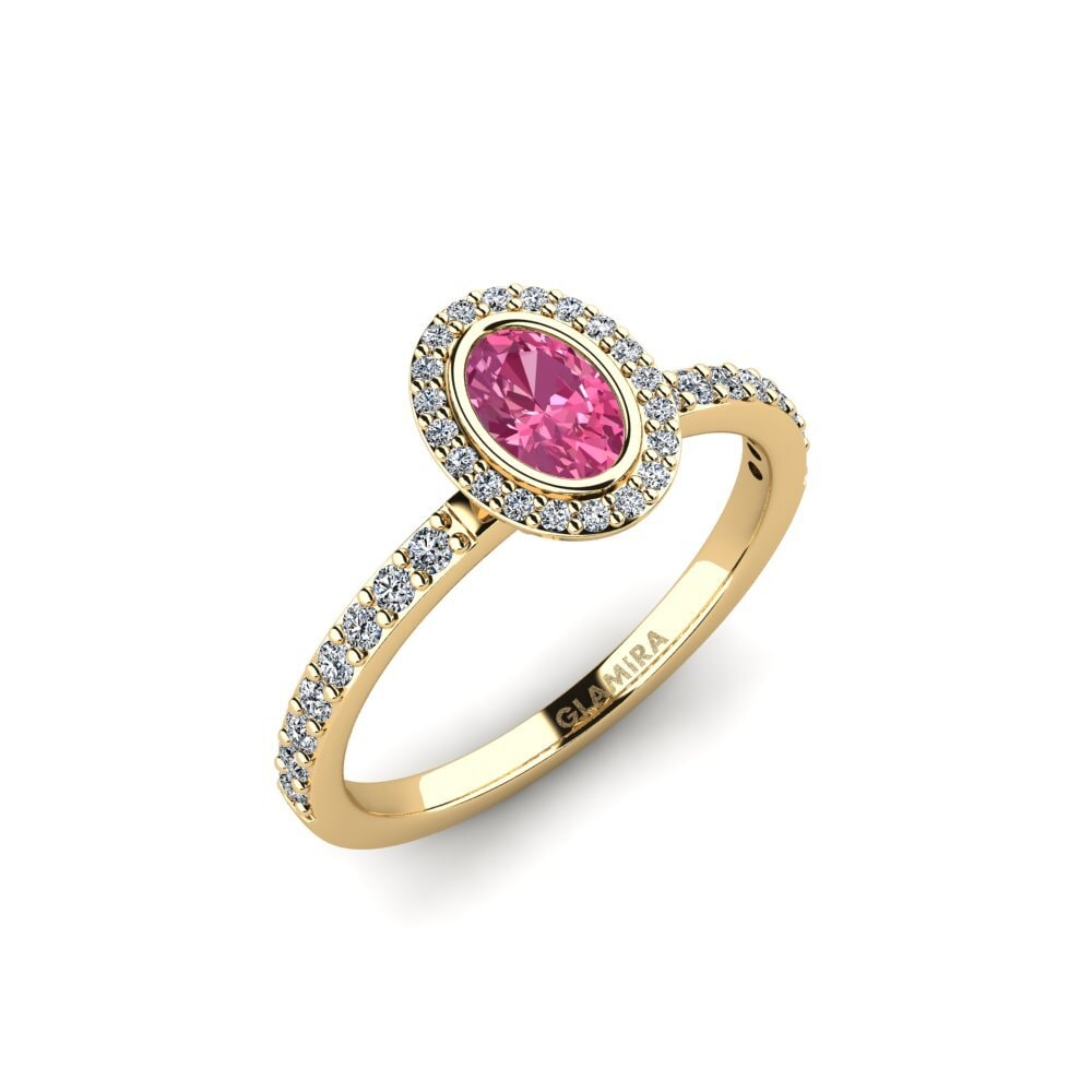 Pink Tourmaline Engagement Ring Fenuritesan