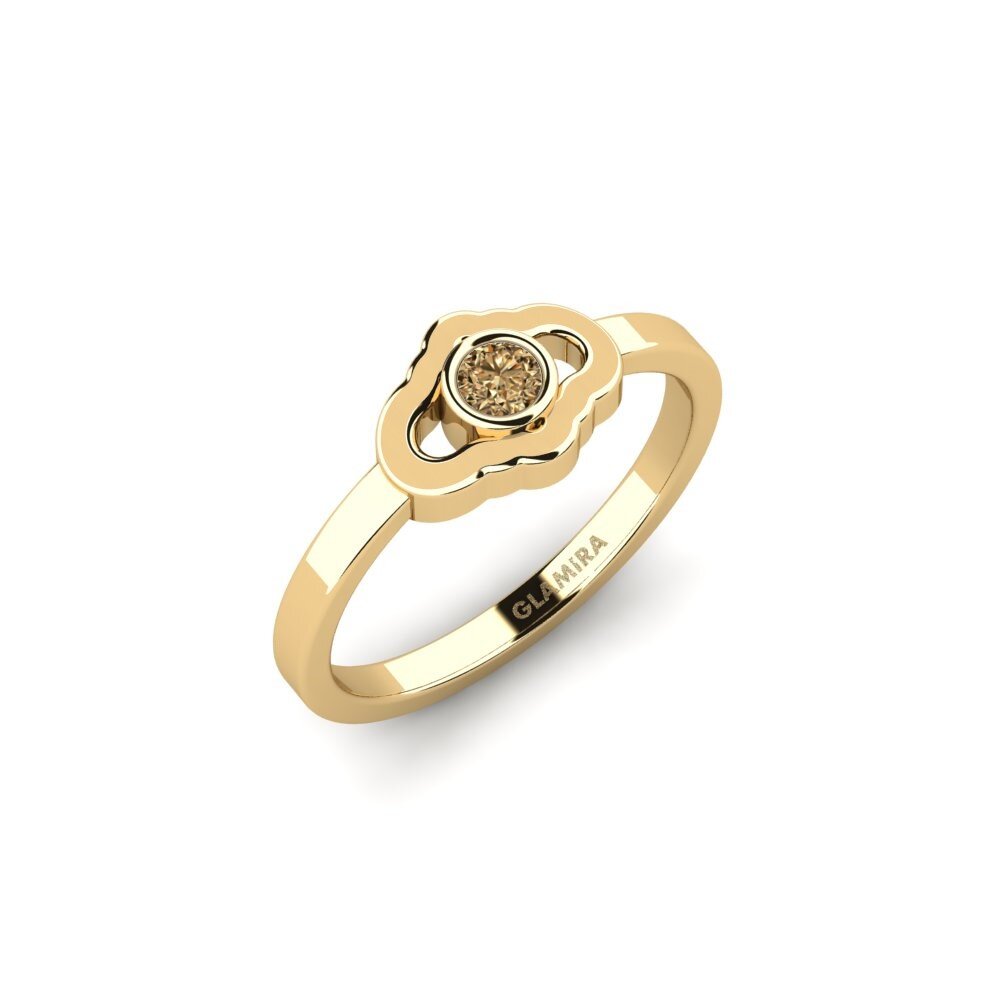 Brown Diamond Engagement Ring Grum