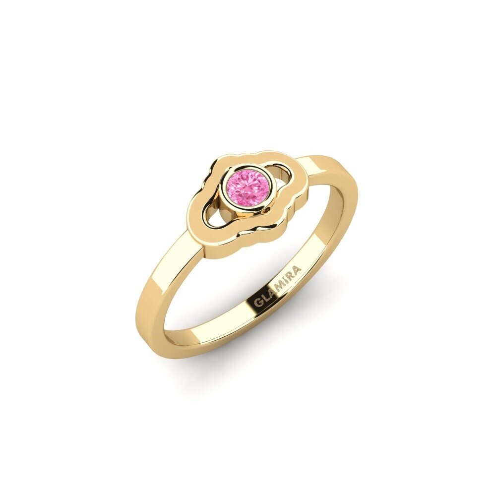 Pink Sapphire Engagement Ring Grum